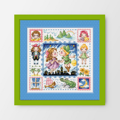 SO3232 Koreai szerelem mini rajzfilm csomag kézműves varrás keresztszemes kézimunka hímzés kézműves Számított keresztszemes készletek ajándék