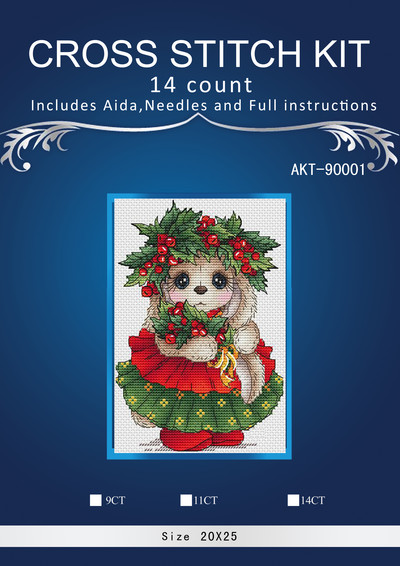 Meitenīgi ceļojumu raksti Skaitīts krustdūriens 14CT 14CT 18CT 25ct 28ct DIY krustdūrienu komplekti Izšūšanas rokdarbu komplekti