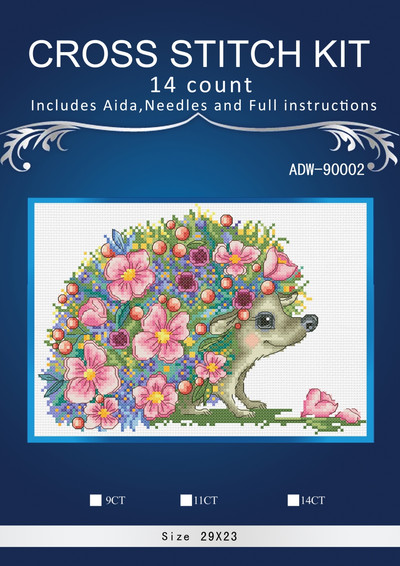 Meitenīgi ceļojumu raksti Skaitīts krustdūriens 14CT 14CT 18CT 25ct 28ct DIY krustdūrienu komplekti Izšūšanas rokdarbu komplekti