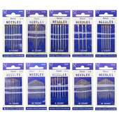 2021 Több méretű varrótű, rozsdamentes acél arany hímző szövet keresztszemes tűk készlet Eszközök varrótűk kézzel készített