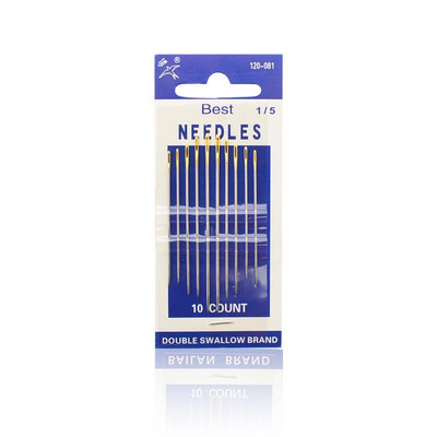 2021 Több méretű varrótű, rozsdamentes acél arany hímző szövet keresztszemes tűk készlet Eszközök varrótűk kézzel készített