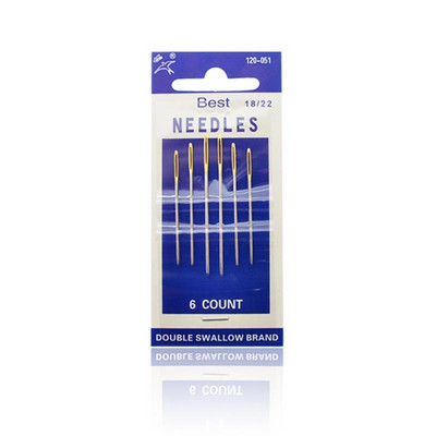 Rozsdamentes acél több méretű varrótű Arany hímző szövet keresztszemes tűk készlet Eszközök Varró kézzel készített tűk