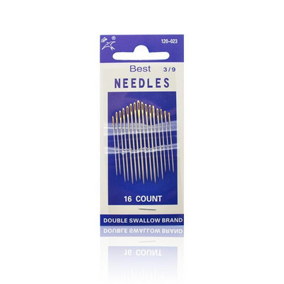 Rozsdamentes acél több méretű varrótű Arany hímző szövet keresztszemes tűk készlet Eszközök Varró kézzel készített tűk