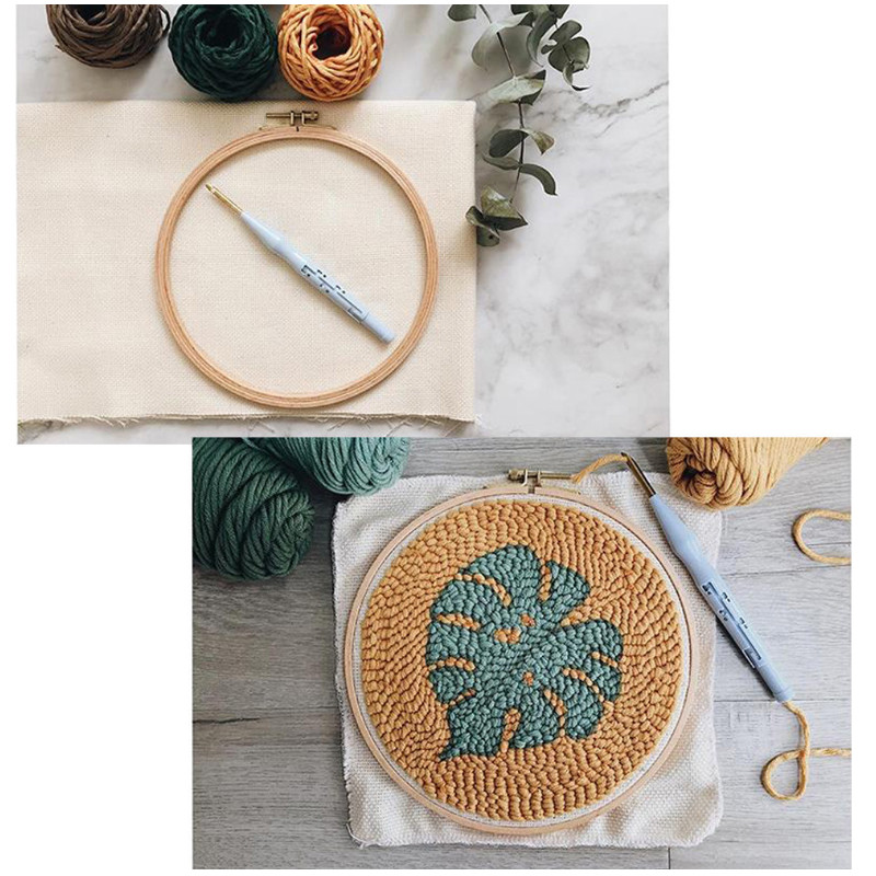 Reguliuojama stebuklinga siuvinėjimo adata „pasidaryk pats“ įrankių rinkinys, plastikiniai amatai, rankinis rašiklis Punch kryžminio dygsnio siuvimo priedai