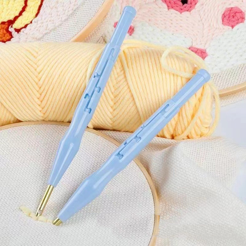 Reguliuojama stebuklinga siuvinėjimo adata „pasidaryk pats“ įrankių rinkinys, plastikiniai amatai, rankinis rašiklis Punch kryžminio dygsnio siuvimo priedai