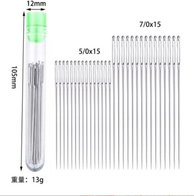 Barkácsolás kézműves eszközök Nagy szemű tűk rozsdamentes acél hímzés keresztszemes kötés fonal varró kézi horgolótű készlet