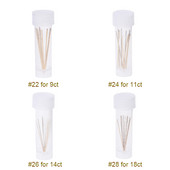 10 DB arany hímző szövet keresztszemes ruha tűk Méret 22# 24# 26# 28# tűkészlet Eszközök Varróhímző Kézzel készített