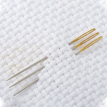 30 τμχ/σετ Βελόνες Cross Stitch Needles Gold Tail Sewing Needle NO.22/24/26 DIY Needlework Cross Stitch Sewing Apparel Tools Craft Tools