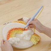 Magic Embroidery Punch adatų rašiklio rinkinys Kryžminio susiuvimo įrankių rinkinys Audimo įrankių rinkinys Kilimų mezgimo siuvimo įrankis, skirtas siuvimui „pasidaryk pats“