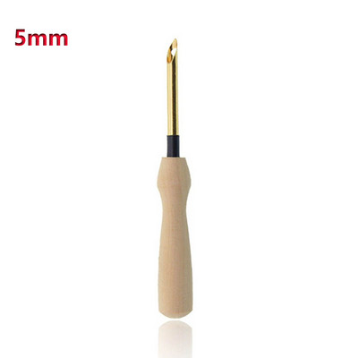 3,5 mm/5 mm Adīšana Izšūšana Pildspalva krustdūriens Aušana Filcēšana Amatniecība Perforators Adatas Vītnes Koka Rokturis Pašu šūšanas rīki Dropsh
