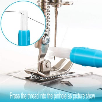Ραπτομηχανή Needle Threader Stitch Insertation Tool Automatic Threader Quick Sewing Threader Needle Changer Κρατήστε τις βελόνες σταθερά