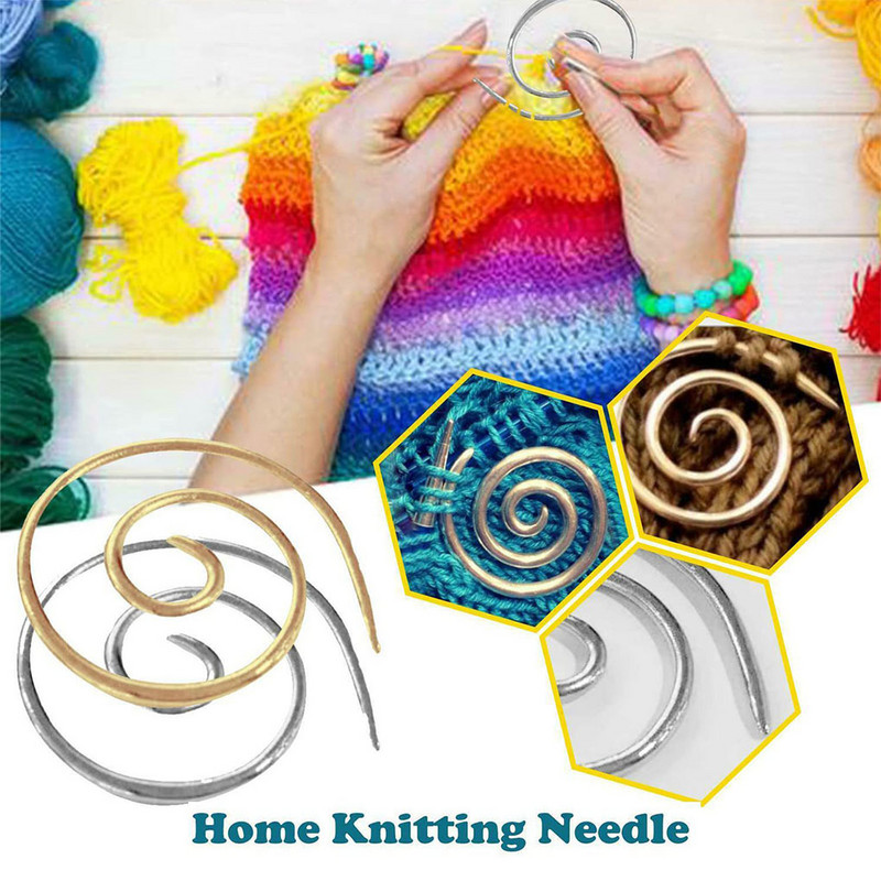 Iepakojumā 2 spirālveida kabeļa adāmadatas, pārnēsājams salons, paštaisīts dūriens