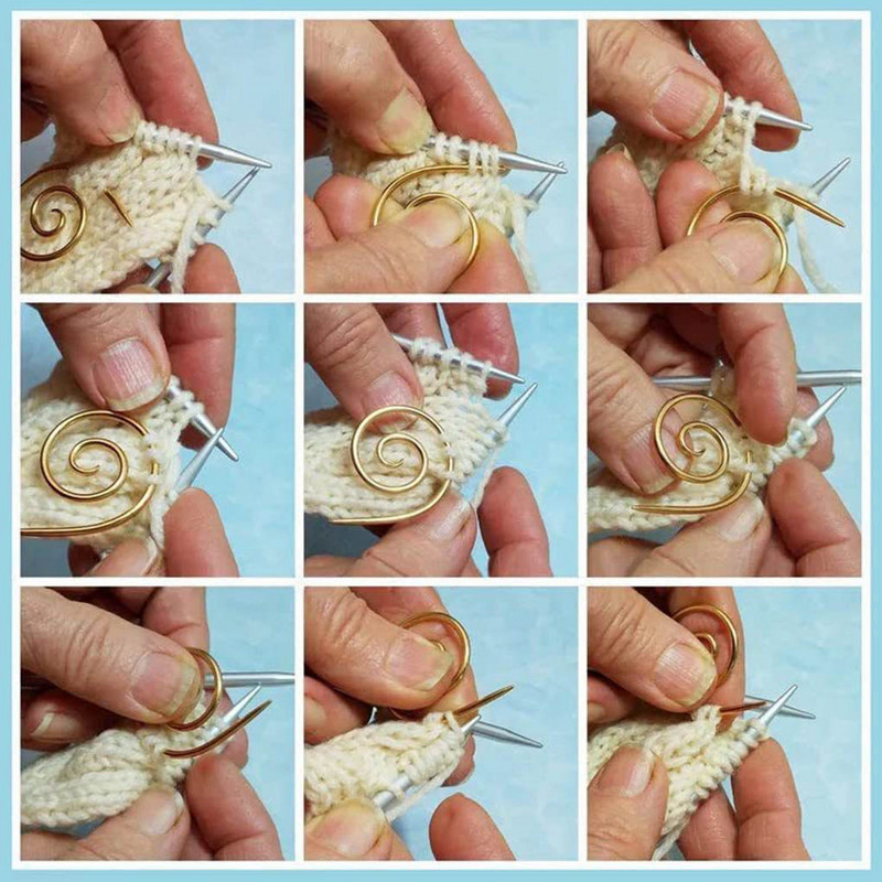 Iepakojumā 2 spirālveida kabeļa adāmadatas, pārnēsājams salons, paštaisīts dūriens