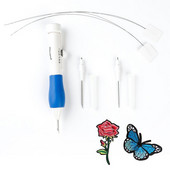 DIY izšūšanas caurumošanas adatas dzijas adatas vītnes DIY izšūšanas rīku komplekts šķērsšūšanai un adīšanai izšūšanas adatu pildspalvas kombinācija