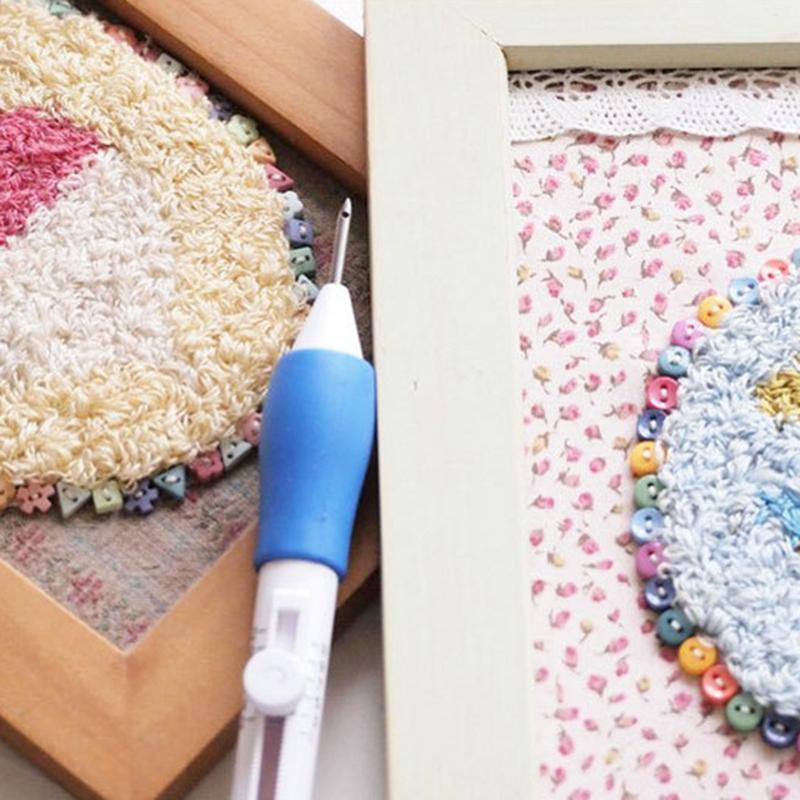 DIY izšūšanas caurumošanas adatas dzijas adatas vītnes DIY izšūšanas rīku komplekts šķērsšūšanai un adīšanai izšūšanas adatu pildspalvas kombinācija