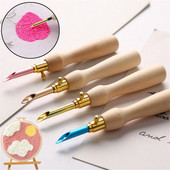 Käsitöö kudumisõmblustarvikud Ise ise tehes varda nõelaga reguleeritav tikkimispiste punch nõela tööriist