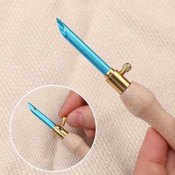 Занаятчийски плетене Шевни аксесоари Направи си сам Poke Needle Регулируем бод за бродерия Инструмент за пробиване на игла