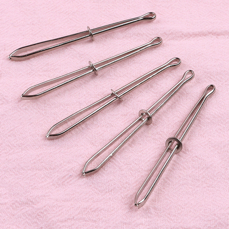 2 Τύποι Κλιπ ρούχων υψηλής ποιότητας Εργαλεία ραψίματος DIY Ελαστική ταινία Διάτρηση με κλωστή Cross Stitch Wear Elastic Clamp Οδηγός ζώνης