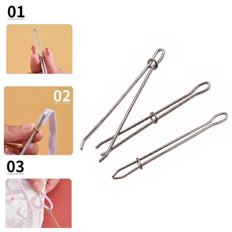 2 Τύποι Κλιπ ρούχων υψηλής ποιότητας Εργαλεία ραψίματος DIY Ελαστική ταινία Διάτρηση με κλωστή Cross Stitch Wear Elastic Clamp Οδηγός ζώνης