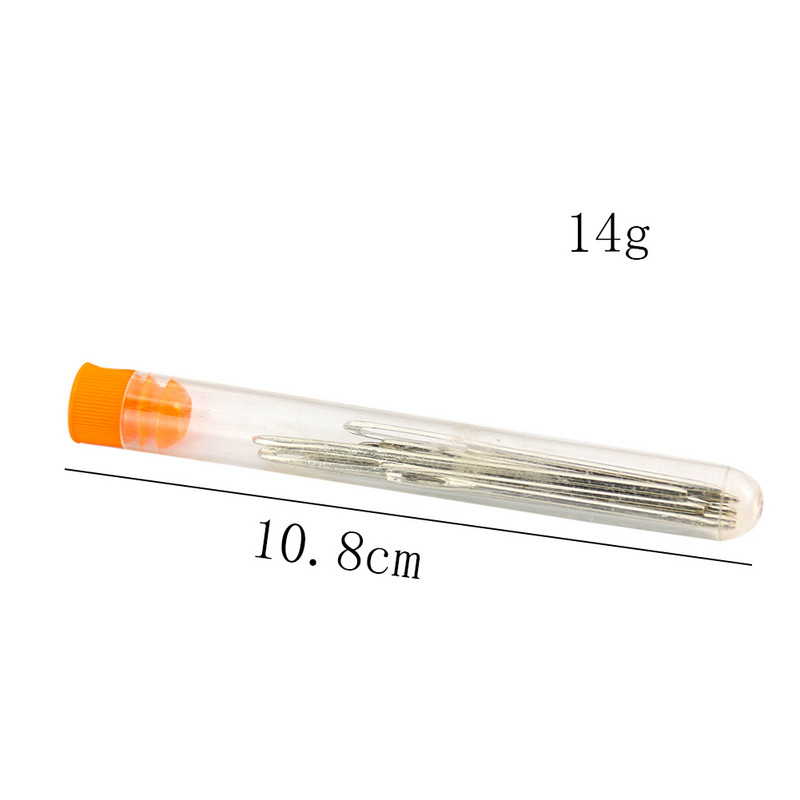3 izmēra nerūsējošā tērauda liela acu adata dīvāna rīks krusteniski adatu izšuvumi ģimenes šūšanas apģērbi lelle rokdarbu tamborējums ar kastīti