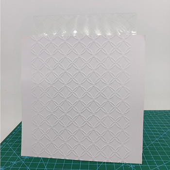 Φάκελος διαμαντιού με ανάγλυφο φόντο Πλαστικό Scrapbooking Craft Embosser Φάκελοι Κάρτα κατασκευής προμηθειών γραμματόσημα Πρότυπο Νέο 2021