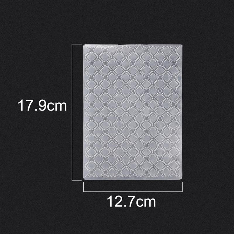 Dimanta fona reljefa mape Plastmasas Scrapbooking Amatniecības reljefa mapes Kartīšu izgatavošana Izejmateriāli Zīmogi Veidne Jauna 2021