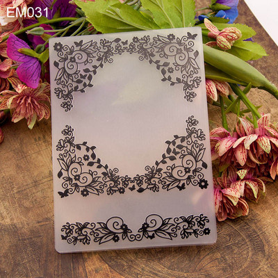Trafareti DIY Scrapbooking Reljefa mapes Ziedu slāņošana Plastmasas kāzu dekorēšana Papīra kartīšu fona albums