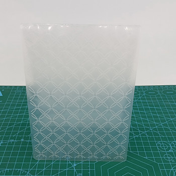 Basketweave Background Пластмасови релефни папки за изработка на картички Шаблон за скрапбукинг Консумативи за занаяти от хартия Embosser Ново 2022 г.