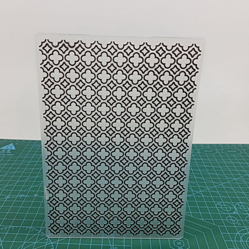 Basketweave Background Пластмасови релефни папки за изработка на картички Шаблон за скрапбукинг Консумативи за занаяти от хартия Embosser Ново 2022 г.
