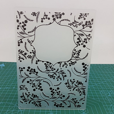 Basketweave fona plastmasas reljefs mapes karšu izgatavošanai Veidne Scrapbooking Paper Amatniecības piederumi reljefs Jaunums 2022