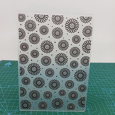 Basketweave fona plastmasas reljefs mapes karšu izgatavošanai Veidne Scrapbooking Paper Amatniecības piederumi reljefs Jaunums 2022