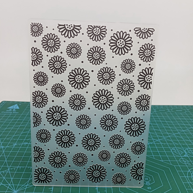 Basketweave fona plastmasas reljefs mapes karšu izgatavošanai Veidne Scrapbooking Paper Amatniecības piederumi reljefs Jaunums 2022