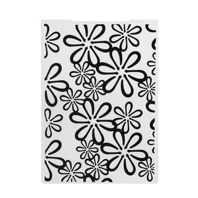 3D reljefinis aplankas Skaidrus reljefinis plastikinių plokščių dizainas, skirtas „pasidaryk pats“ popieriaus pjaustymo štampams „Scrapbooking“ dovanų kortelė 10,5x14,5 cm