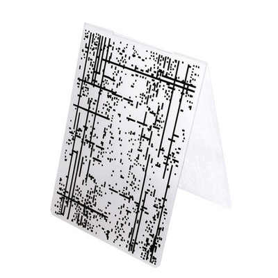 3D reljefinis aplankas Skaidrus reljefinis plastikinių plokščių dizainas, skirtas „pasidaryk pats“ popieriaus pjaustymo štampams „Scrapbooking“ dovanų kortelė 10,5x14,5 cm