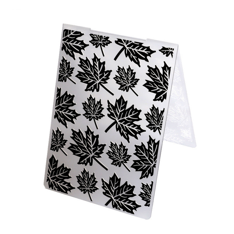 3D reljefinis aplankas Skaidrus reljefinis plastikinių plokščių dizainas, skirtas „pasidaryk pats“ popieriaus pjaustymo štampams „Scrapbooking“ dovanų kortelė 10,5x14,5 cm