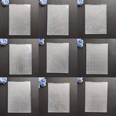 Πλάκα φακέλου ανάγλυφο 22 στυλ για μήτρες κοπής χαρτιού DIY Scrapbooking Πλαστικό ανάγλυφο Μέγεθος φακέλου 10,5*14,5 cm