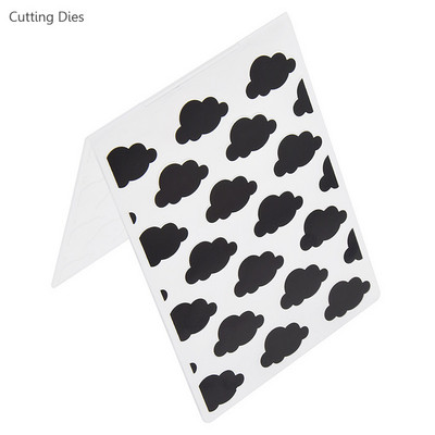 Jauka mākoņu reljefa mape, plastmasa karšu izgatavošanai, zīmogi Scrapbooking, papīrs, amatniecības piederumi, mapes albums, mākslinieks, rotājumi