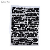 Σχεδιασμός πλαστικού ανάγλυφου φακέλου για λευκώματα λεύκωμα DIY Εργαλείο άλμπουμ Πλαστικό πρότυπο καρτών σφραγίδας προμήθειες κατασκευής