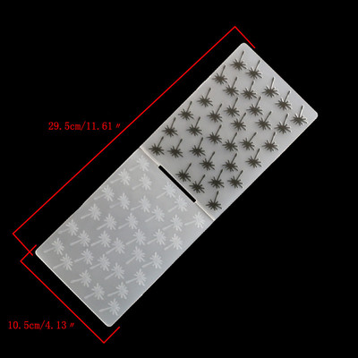 12 στυλ Φάκελος 3D ανάγλυφο Διαφανές ανάγλυφο Πλαστικές πλάκες Σχέδιο για DIY μήτρες κοπής χαρτιού Scrapbooking 10,5x14,5 cm