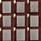 AZSG Ziedi/Koki/Putni/Ainavu reljefa mape DIY Scrapbooking Papīra kartītēm Dekoratīvo amatniecības Plastmasas Plāksne