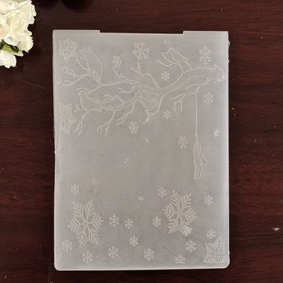 AZSG Ziedi/Koki/Putni/Ainavu reljefa mape DIY Scrapbooking Papīra kartītēm Dekoratīvo amatniecības Plastmasas Plāksne