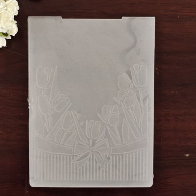 AZSG Ziedi/Koki/Putni/Ainavu reljefa mape DIY Scrapbooking Papīra kartītēm Dekoratīvo amatniecības Plastmasas Plāksne