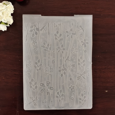 AZSG Ziedi/Koki/Putni/Ainavu reljefa mape DIY Scrapbooking Papīra kartītēm Dekoratīvo amatniecības Plastmasas Plāksne
