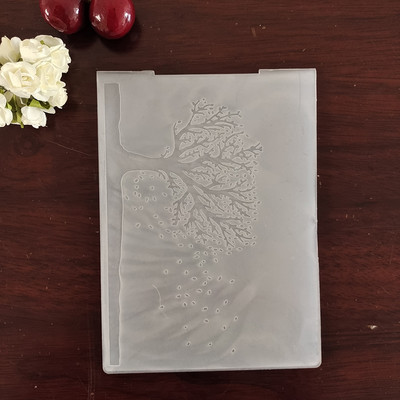 AZSG Ziedi/Koki/Putni/Ainavu reljefa mape DIY Scrapbooking Papīra kartītēm Dekoratīvo amatniecības Plastmasas Plāksne