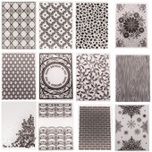 Ziedu koku reljefa mapes Jauns 2022. gada Ziemassvētku kartīšu izgatavošanas piederumi Papīra amatniecība Scrapbooking Plastmasas reljefa trafarets