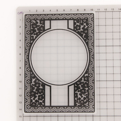 Ziedu koku reljefa mapes Jauns 2022. gada Ziemassvētku kartīšu izgatavošanas piederumi Papīra amatniecība Scrapbooking Plastmasas reljefa trafarets