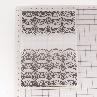 Ziedu koku reljefa mapes Jauns 2022. gada Ziemassvētku kartīšu izgatavošanas piederumi Papīra amatniecība Scrapbooking Plastmasas reljefa trafarets