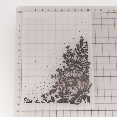 Ziedu koku reljefa mapes Jauns 2022. gada Ziemassvētku kartīšu izgatavošanas piederumi Papīra amatniecība Scrapbooking Plastmasas reljefa trafarets