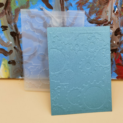 3D Ziedu Fona Reljefs Mape Plastmasas Scrapbooking Amatniecība Reljefs Mapes Karšu izgatavošana Izejmateriāli Zīmogi Veidne Jauna