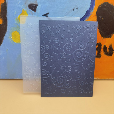 3D Ziedu Fona Reljefs Mape Plastmasas Scrapbooking Amatniecība Reljefs Mapes Karšu izgatavošana Izejmateriāli Zīmogi Veidne Jauna